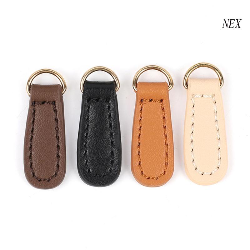 Nex 1 ชิ้น ที่หนีบด้านข้างกระเป๋าเดินทาง หนัง PU หัวเข็มขัด สายคล้องกระเป๋า ตะขอแขวน DIY ซิปดึง แมนนวล กระเป๋าสตางค์ ทําอุปกรณ์เสริม