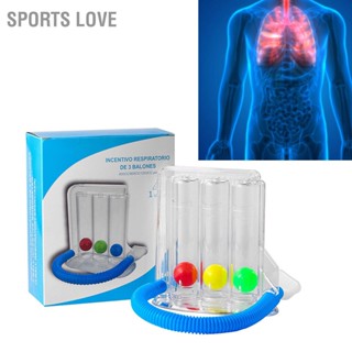 Sports Love เครื่องออกกำลังกายระบบทางเดินหายใจ Deep Breathing Exerciser ระบบการวัดการออกกำลังกายด้วยลมหายใจ