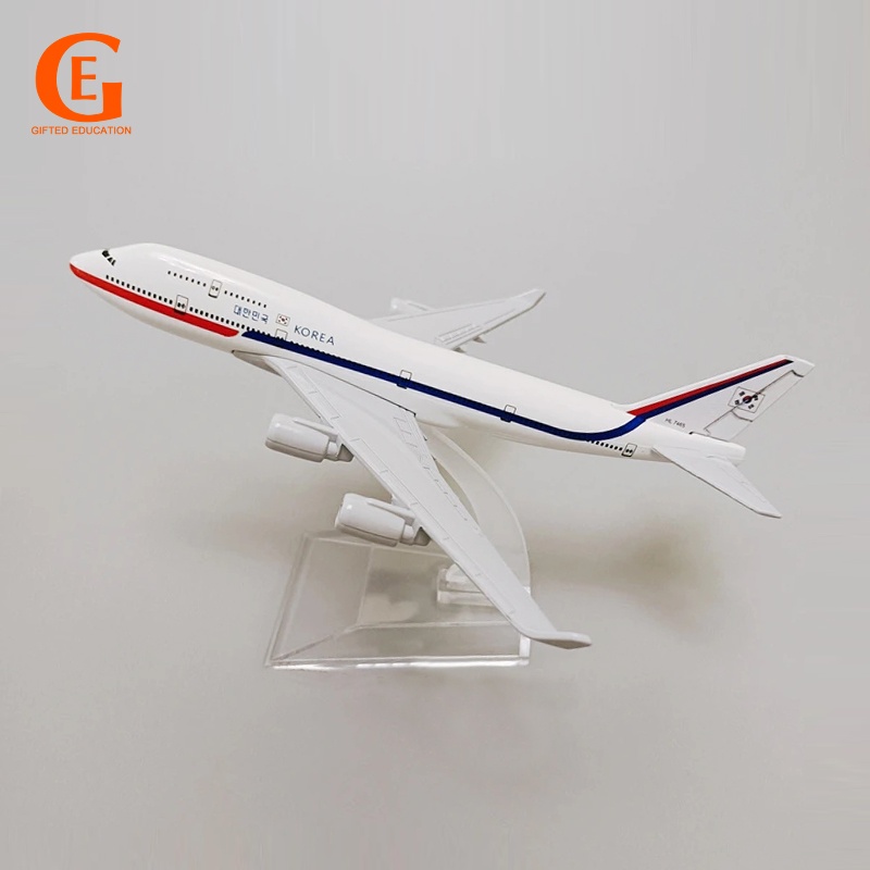 เกาหลี Air Boeing 747 เครื่องบินรุ่นเกาหลี B747 เครื่องบินโลหะDiecastเครื่องบินของเล่น