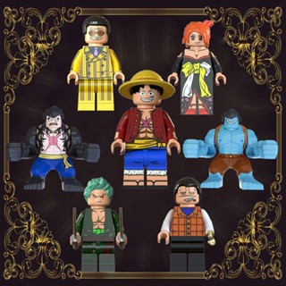 บล็อคตัวต่อ รูปการ์ตูนอนิเมะ Luffy Zoro Chopper ของเล่นเสริมการเรียนรู้ สําหรับเด็ก