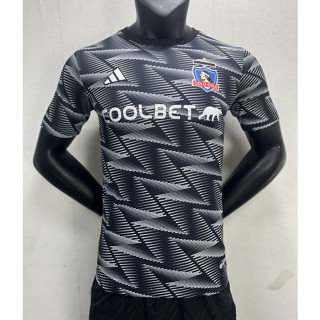 เสื้อกีฬาแขนสั้น ลายทีมชาติฟุตบอล 23/24 Player version Club Social y Deportivo Colo-Colo Grade: AAA ชุดเยือน สําหรับผู้ชาย