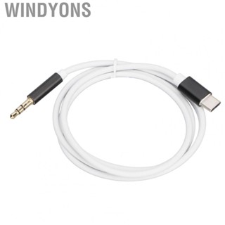 Windyons USB C To 3.5mm  Aux Jack Cable Stable Type C Adapter To 3.5mm Stereo Cord