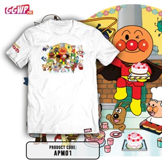 【Hot sale】Ggwp - Anpanman High Quality White Dry-Fit Tshirt_02