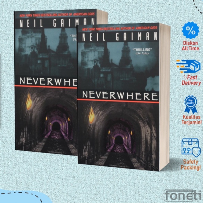 [ใหม่] Neverwhere: A Novel โดย Neil Gaiman (เวอร์ชันภาษาอังกฤษ)