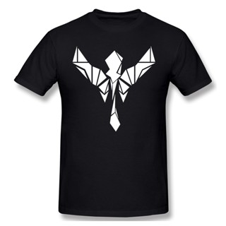 [S-5XL] ใหม่ เสื้อยืด ผ้าฝ้าย พิมพ์ลายเรขาคณิต League of Legends ofertas แฟชั่นฤดูร้อน สีขาว_03