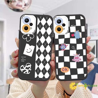 เคสโทรศัพท์มือถือ TPU นิ่ม ลายมอนสเตอร์ Chessboard Love Smile Angel Eyes สําหรับ Samsung A51 A32 A52 A12 A03S A10S A50 A20S J7 Prime A02S A20 A72 A50S A10 A30S A52S A30 M12 M10 M01S