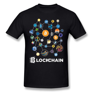 เสื้อยืด Blockchain Bitcoin Litecoin Ripple Ethereum Cryptocurrency สำหรับผู้ชาย_05