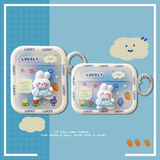 เคสหูฟังบลูทูธไร้สาย ลายกระต่ายเมฆ สําหรับ Airpods 3 1 2 Pro 2