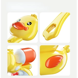 ของเล่นอาบน้ำเด็ก 8pcs ลูกเป็ดสีเหลืองตัวเล็ก เป็ดอาบน้ําเด็ก สําหรับเด็ก Bath Toys