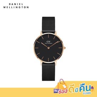 Daniel Wellington นาฬิกาข้อมือ Petite Ashffield Black 32มม สีดำ