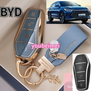 【พร้อมส่ง】เคสกุญแจรีโมตรถยนต์ Tpu สําหรับ BYD Atto3 Atto3 2022 2023 Eva 1 ชิ้น