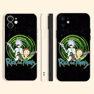 rick morty for เคสไอโฟน 11 pro max case iPhone X Xr XsMax cartoon cover 7 8 Plus Se 2020 8พลัส 14 13 12 11 promax เคส