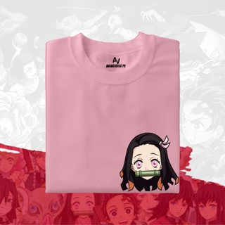 Demon Slayer - Nezuko Head Chibi Pocket Print Shirt_02