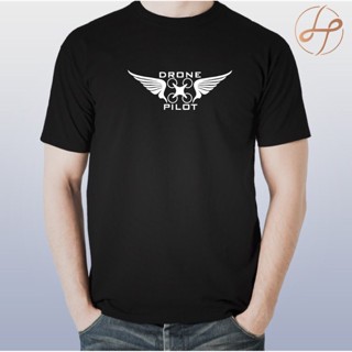 ขายดี เสื้อยืดผ้าฝ้าย พิมพ์ลาย Drone Pilot Drpnie JKhokp79LJdecg20 สําหรับผู้ชาย