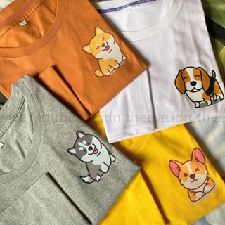 KATUN Theeve DOG SERIES I DOG SERIES I Long Sleeve T-Shirt Korean Top Children And Adults Women Cotton I Shiba Inu _04