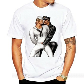 [พร้อมส่ง] เสื้อยืดลําลอง แขนสั้น พิมพ์ลาย LGBT GAY SCHWUL TOM OF FINLAND SAILOR MATROSE COPS KING A491 สําหรับผู้ชาย ผู