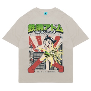 Kizaru เสื้อยืด โอเวอร์ไซซ์ พิมพ์ลายอนิเมะ ASTRO BOY สไตล์วินเทจ_02