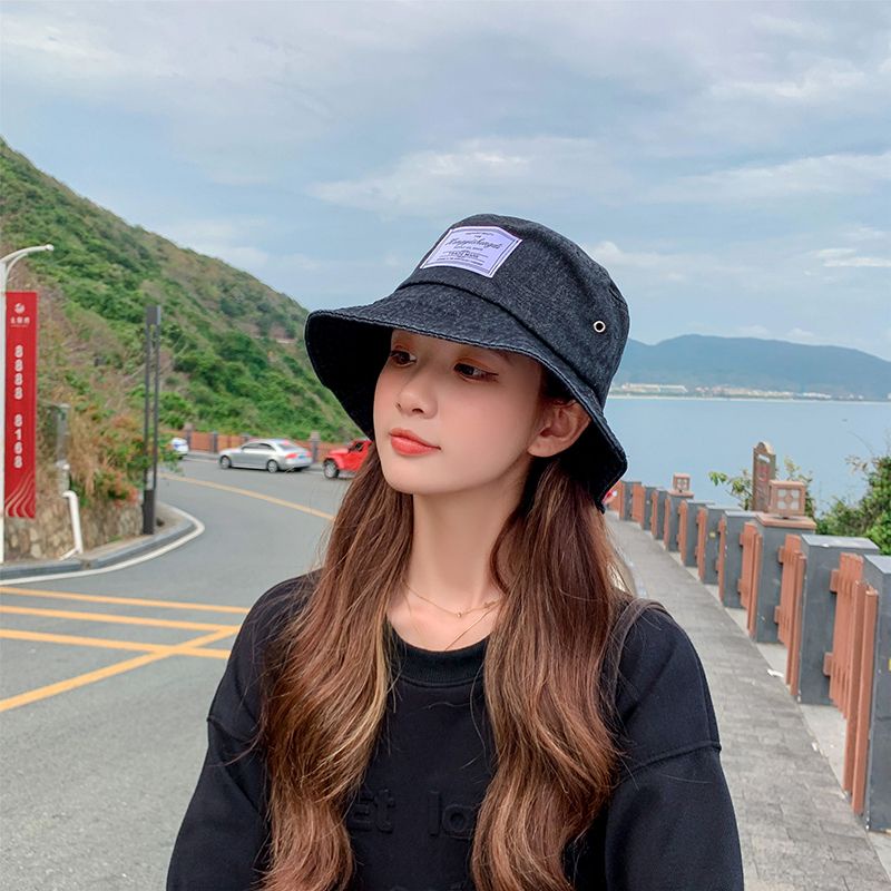 หมวกบังแดด ผ้ายีน เข้ากับทุกการแต่งกาย แบบเรียบง่าย สไตล์ชาวประมง - รูปที่ 4