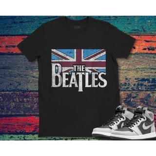 เสื้อยืด พิมพ์ลายโลโก้ร็อคแอนด์โรล The Beatles เหมาะกับของขวัญ สําหรับผู้ชาย และผู้หญิง