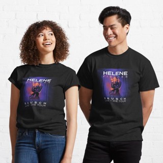 เสื้อเชิ้ตแขนสั้น เสื้อยืดผ้าฝ้าย เสื้อยืดแขนสั้น ราคาส่ง คอกลม Helene Fischer - Rausch Die Tour Classic T-Shirt 821673