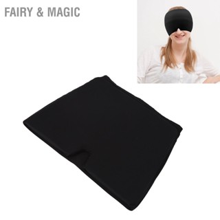 Fairy &amp; Magic เจลน้ำแข็งแก้ปวดศีรษะไมเกรน หมวกเย็นบำบัด Strechable Ice Pack สำหรับไซนัสตึงตาบวม