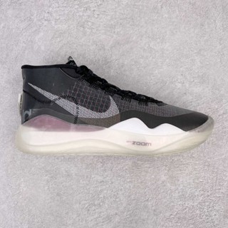 [Company Nk] Zoom KD12 EP Durant 12th Generation รองเท้าบาสเก็ตบอล สีดํา สีขาว สําหรับผู้ชาย AR4230-001