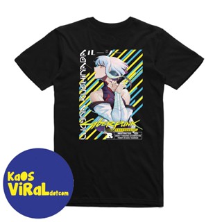 Cyberpunk LUCY T-SHIRT ANIME T-SHIRT UNISEX DISTRO_12