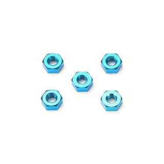 [ชุดแต่งรถบังคับ] TAMIYA 54411 OP.1411 3mm Aluminum Nut (Blue) ชุดแต่งทามิย่าแท้ rc