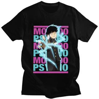 Classic Manga Shigeo Kageyama T-shirt Men Short Sleeve Pure Cotton Summer T Shirt Cool Mob Psycho 100 Tee Tops Clot_08