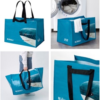 🛍️🛒ถุงหิ้วช้อปปิ้ง IKEA กระเป๋าใส่ของ IKEA ขนาดใหญ่ลายฉลามน่ารักๆ 🛍️🛒