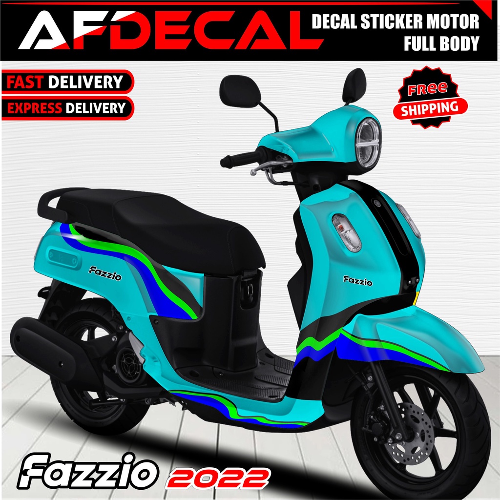 สติ๊กเกอร์ fazzio แบบเรียบง่าย, สติ๊กเกอร์เต็มตัว fazzio, สติ๊กเกอร์คลาสสิก fazzio, สติ๊กเกอร์มอเตอร