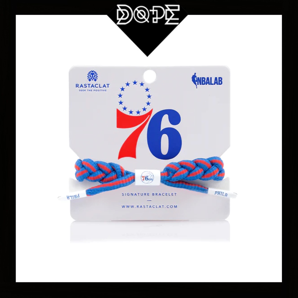 [สร้อยข้อมือ Rastaclat ของแท้] Rastaclat x NBA: Philadelphia 76ers