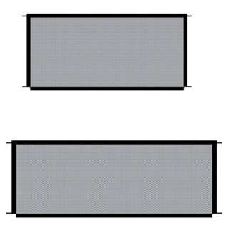 Pcf* ตาข่ายแยกสัตว์เลี้ยง แบบหนา ทนทาน พับได้ สําหรับป้องกันประตูบันได