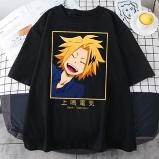 My Hero Academia Shirt MHA Boku No Hero Academia Kaminari Denki Graphic Short Sleeve T Shirt Harajuku_04