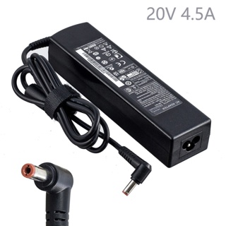 20V 4.5a 90W แล็ปท็อปอะแดปเตอร์แหล่งจ่ายไฟสำหรับ Lenovo B570 G480 G485 G560 G560e G565 G570 G575 G580 G585 G780