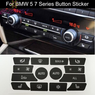 【COLORFUL】For BMW 5/7 Series X6 F10 Air Conditioning Button Panel Repair Sticker Decal Kit
