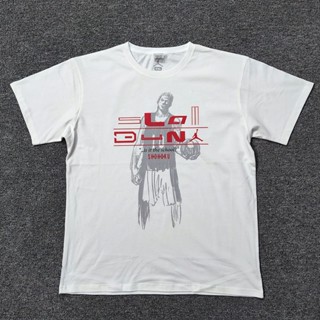 Loose Slam Dunk air joint slamdunk NBA basketball t-shirts with short sleeves宽松樱木花道飞人联名灌篮高手短袖休闲运动nba篮球T恤12.2_09