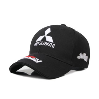 Mitsubishi Rally Custom Embroidered Racing Cap ASX EVO Outlander Pajero Lancer EVOLUTION Outdoor Driving Sun Visor Baseball Cap