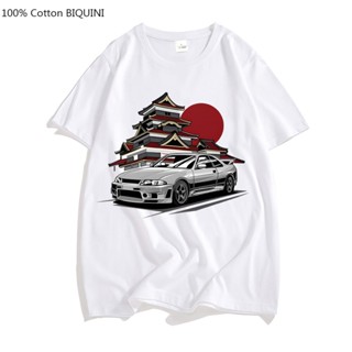 เสื้อยืดคอกลม ผ้าฝ้าย 100% พิมพ์ลายกราฟฟิค Fujiwara Tofu Shop Initial D แฟชั่นฤดูร้อน สไตล์ญี่ปุ่น สําหรับผู้ชาย