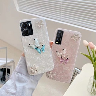 เคสโทรศัพท์ลายผีเสื้อ Vivo Y78 Y27 5G Y36 Y76 5G Y21 Y21s Y33s Y20 Y20i Y20s G Y11s Y12s Y19 Y17 Y15 Y12 Y50 Y30