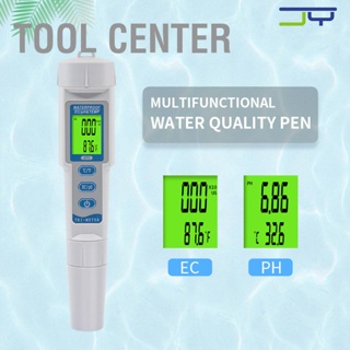 เครื่องวัดคุณภาพน้ํา Ec Ph Temp 3 In 1 แบบพกพา อเนกประสงค์