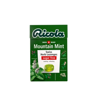 ริโคลาเมาท์เทนมินต์ไม่มีน้ำตาล MOUNTAIN 40 กรัมRICOLAMINT SUGAR FEE40G.