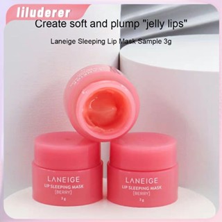 Laneige Unisex Sleeping Lip Mask Moisturizing And Exfoliation Fades Lip Lines Lip Care สำหรับความแห้งกร้าน HO