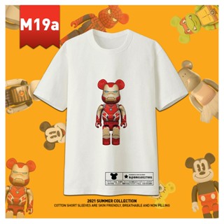 {STOK SEDIA ADA}BEARBRICK M19a –M21b/CottonT-Shirt Lengan Pendek/Fashion/180gsm/XS-3Xl/New Arrival/时尚韩风潮服圆领180gsm 棉_05