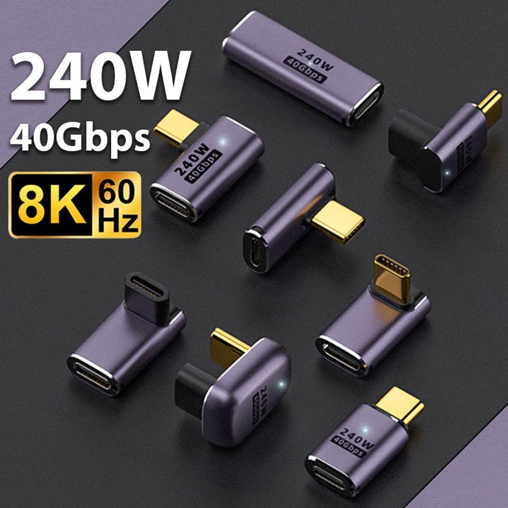 Yujinx 240W Fast Charging โทรศัพท์มือถือถ่ายโอนข้อมูลแล็ปท็อป USB C Converter