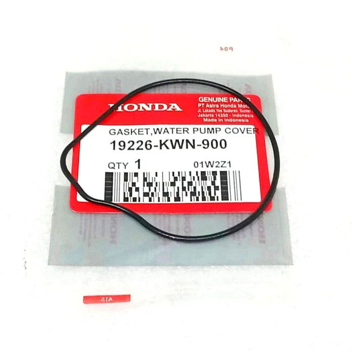 ซีลปะเก็นฝาครอบปั๊มน้ําหม้อน้ํา 19226-KWN-900 Honda PCX