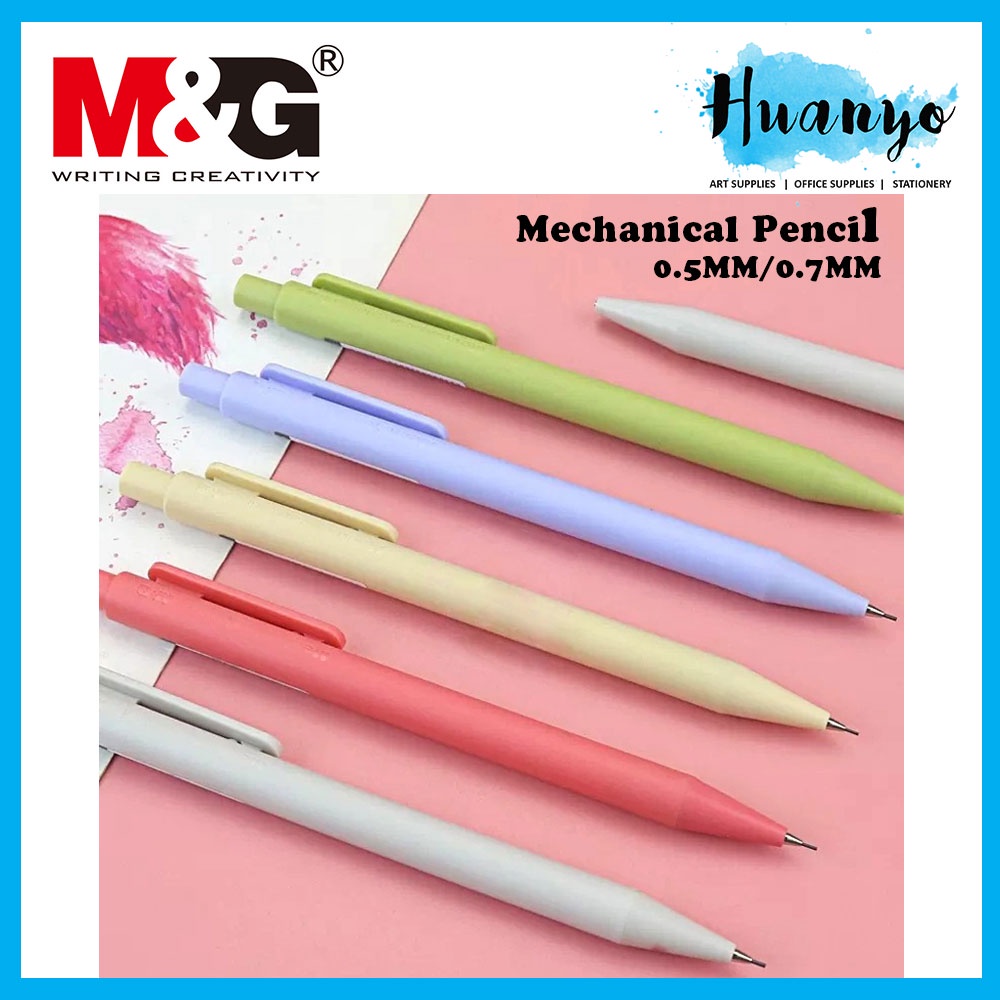 M&G Pastel Macaron Color Mechanical ดินสออัตโนมัติ - 0.5/0.7 มม. AMPU4501