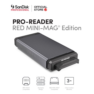 SanDisk Professional PRO-READER RED Mini-Mag Edition (SDPR4G8-0000-GBAND)  ประกัน Synnex 3 ปี