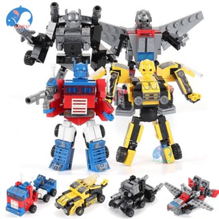 ของเล่นตัวต่อเลโก้ หุ่นยนต์ Transformers Optimus Prime Autobots เหมาะกับของขวัญ สําหรับเด็กผู้ชาย