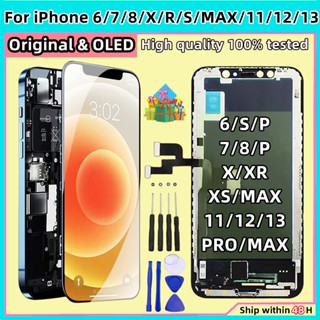 【พร้อมส่ง】หน้าจอสัมผัส Lcd แบบเปลี่ยน สําหรับ iPhone X XR XS MAX 11 12 13 PRO 6 S 7 8 Plus